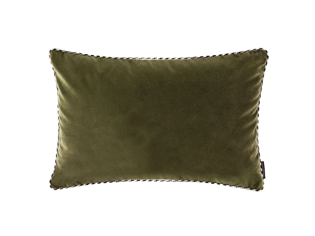 【カサマンス/CASAMANCE / GOODS】のDolce Vita Cushion / ドルチェヴィータ クッション 60 × 40cm インテリア・キッズ・メンズ・レディースファッション・服の通販 founy(ファニー) 送料無料 Free Shipping クッション Cushion, Throw Pillow パイピング Piping, Trim Design フランス France, French ベルベット Velvet, Velvety ホーム・キャンプ・アウトドア・お取り寄せ Home Living / Home & Lifestyle / Camping Gear / Outdoor Camping 家具・インテリア Home Furniture & Interior. Stylish & Functional Living Spaces その他 インテリア雑貨、家具 Home Decor & Furniture Extras カーキ|ID: prp329100003453532 ipo3291000000035324705