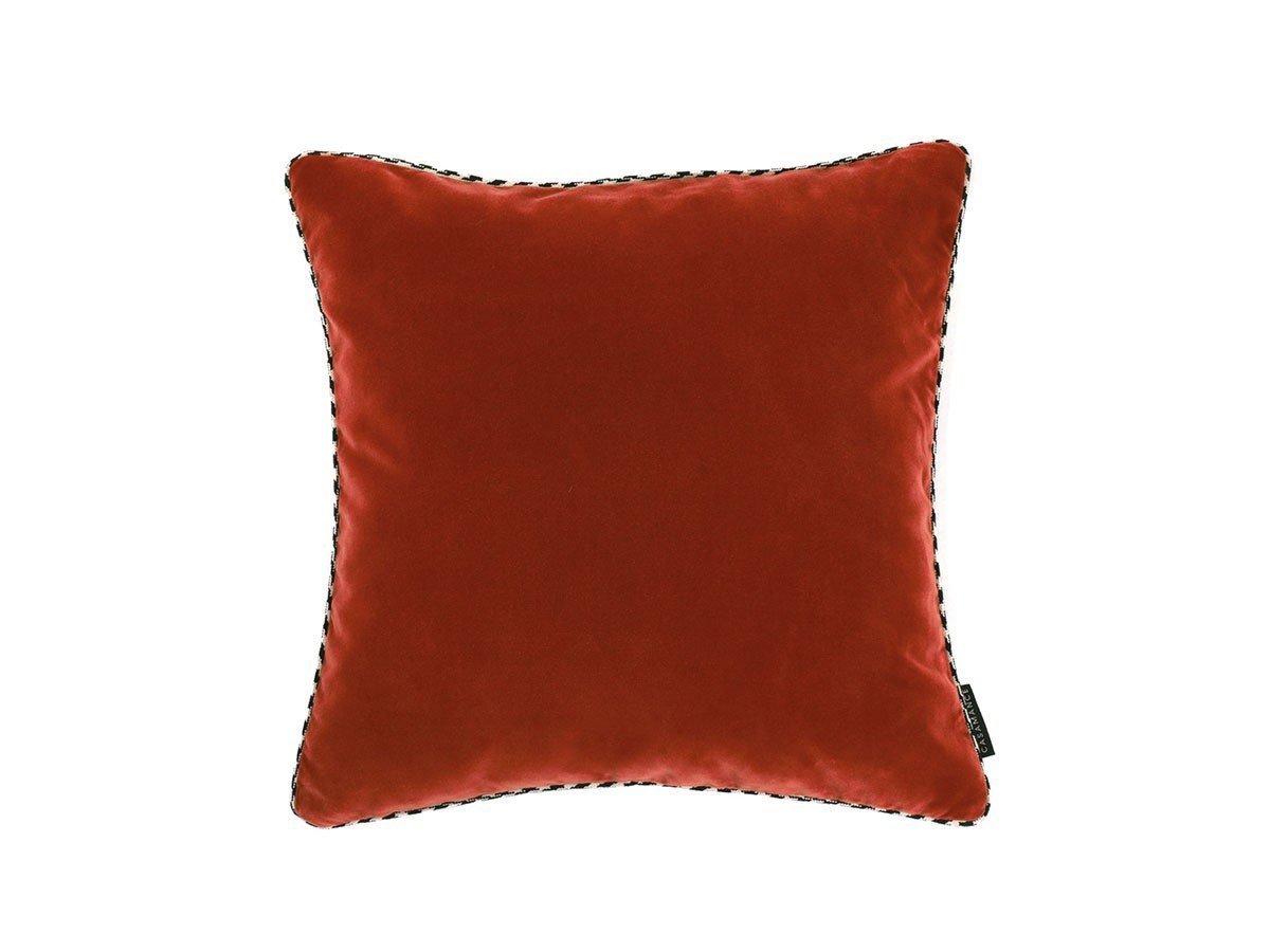 【カサマンス/CASAMANCE / GOODS】のDolce Vita Cushion / ドルチェヴィータ クッション 45 × 45cm インテリア・キッズ・メンズ・レディースファッション・服の通販 founy(ファニー) 　送料無料　Free Shipping　クッション　Cushion, Throw Pillow　パイピング　Piping, Trim Design　フランス　France, French　ベルベット　Velvet, Velvety　ホーム・キャンプ・アウトドア・お取り寄せ　Home Living / Home & Lifestyle / Camping Gear / Outdoor Camping　家具・インテリア　Home Furniture & Interior. Stylish & Functional Living Spaces　その他 インテリア雑貨、家具　Home Decor & Furniture Extras　オランジュ ブリュレ|ID: prp329100003453533 ipo3291000000035324721