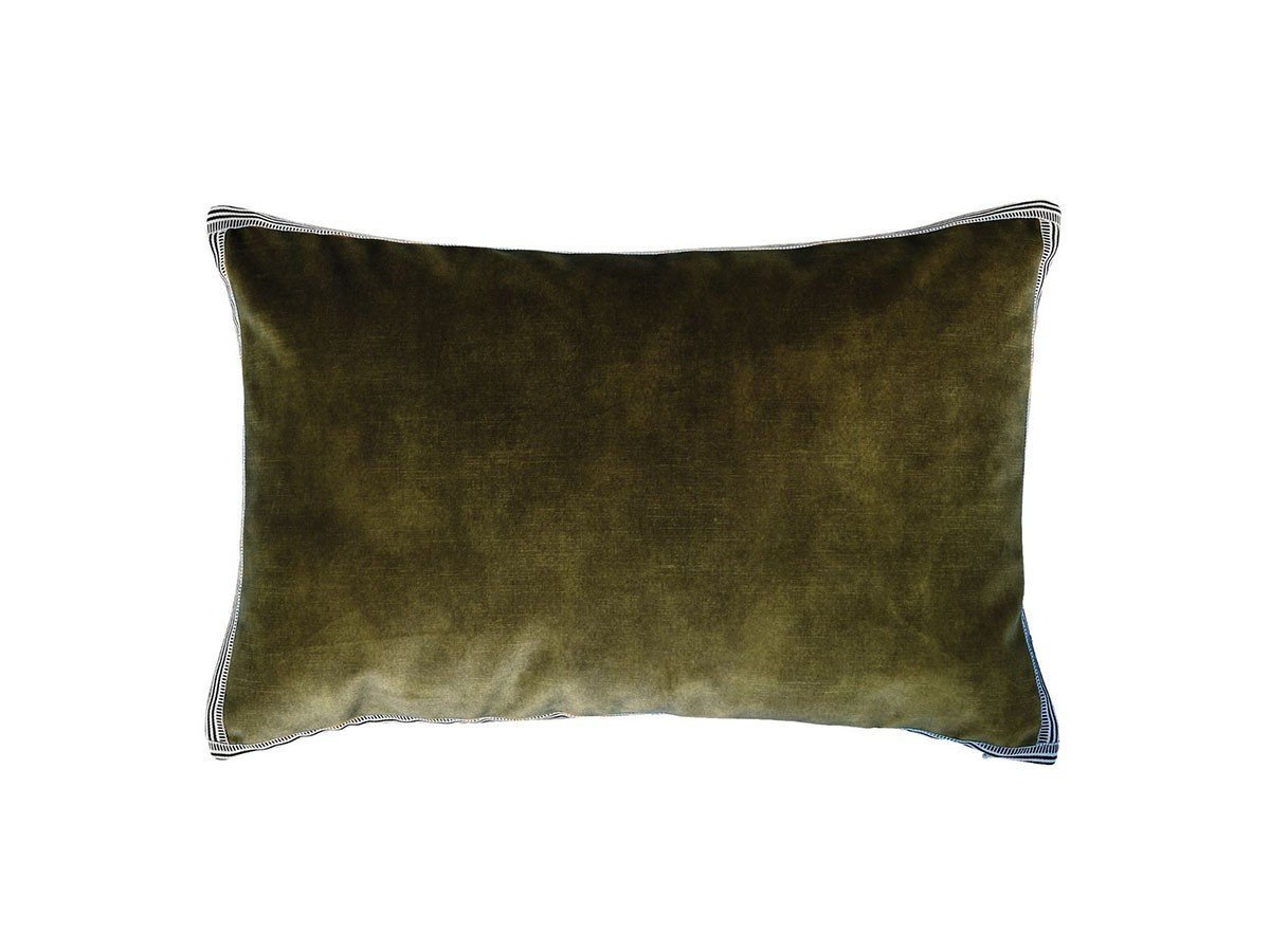 【カサマンス/CASAMANCE / GOODS】のManade Cushion / マナド クッション 60 × 40cm インテリア・キッズ・メンズ・レディースファッション・服の通販 founy(ファニー) 送料無料 Free Shipping クッション Cushion, Throw Pillow パイピング Piping, Trim Design フランス France, French プリント Print, Printed Pattern ベルベット Velvet, Velvety リネン Linen, Linen Fabric リボン Ribbon, Bow ヴィンテージ Vintage Style ホーム・キャンプ・アウトドア・お取り寄せ Home Living / Home & Lifestyle / Camping Gear / Outdoor Camping 家具・インテリア Home Furniture & Interior. Stylish & Functional Living Spaces その他 インテリア雑貨、家具 Home Decor & Furniture Extras ヴェール オリーブ|ID: prp329100003453534 ipo3291000000035324736
