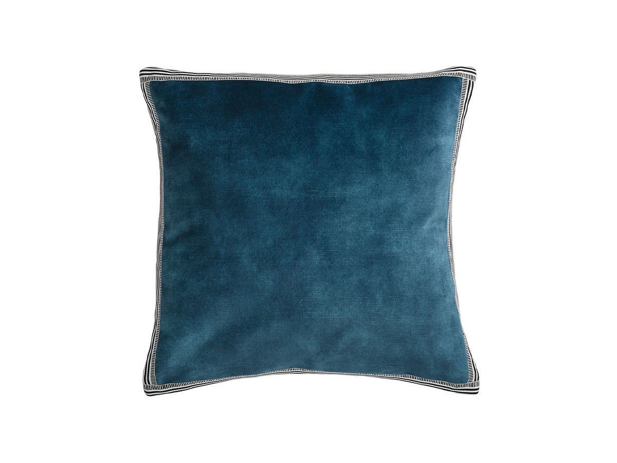 【カサマンス/CASAMANCE / GOODS】のManade Cushion / マナド クッション 45 × 45cm インテリア・キッズ・メンズ・レディースファッション・服の通販 founy(ファニー) 　送料無料　Free Shipping　クッション　Cushion　パイピング　Piping　フランス　France　プリント　Print　ベルベット　Velvet　リネン　Linen　リボン　Ribbon　ヴィンテージ　Vintage　ホーム・キャンプ・アウトドア・お取り寄せ　Home,Garden,Outdoor,Camping Gear　家具・インテリア　Home Furniture & Interior. Stylish & Functional Living Spaces　その他 インテリア雑貨、家具　Furniture, Interior, Others　ブルートパーズ|ID: prp329100003453535 ipo3291000000030223785