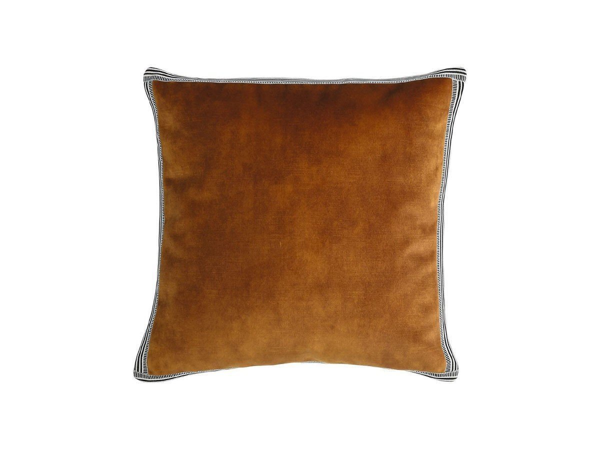 【カサマンス/CASAMANCE / GOODS】のManade Cushion / マナド クッション 45 × 45cm インテリア・キッズ・メンズ・レディースファッション・服の通販 founy(ファニー) 　送料無料　Free Shipping　クッション　Cushion, Throw Pillow　パイピング　Piping, Trim Design　フランス　France, French　プリント　Print, Printed Pattern　ベルベット　Velvet, Velvety　リネン　Linen, Linen Fabric　リボン　Ribbon, Bow　ヴィンテージ　Vintage Style　ホーム・キャンプ・アウトドア・お取り寄せ　Home Living / Home & Lifestyle / Camping Gear / Outdoor Camping　家具・インテリア　Home Furniture & Interior. Stylish & Functional Living Spaces　その他 インテリア雑貨、家具　Home Decor & Furniture Extras　キャメル|ID: prp329100003453535 ipo3291000000035324771