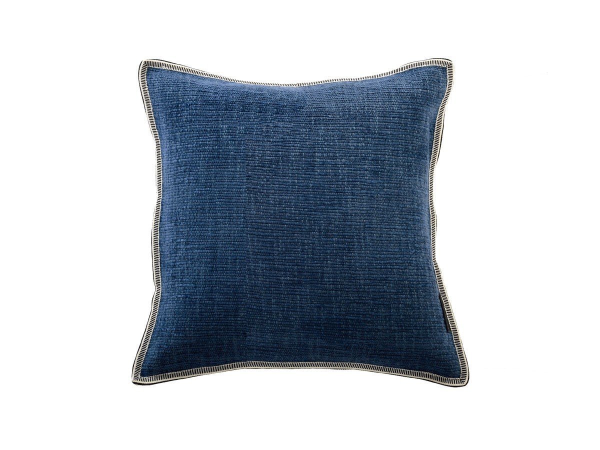 【カサマンス/CASAMANCE / GOODS】のCabourg Cushion / カブール クッション 45 × 45cm インテリア・キッズ・メンズ・レディースファッション・服の通販 founy(ファニー) 　送料無料　Free Shipping　クッション　Cushion　パイピング　Piping　フランス　France　リネン　Linen　リボン　Ribbon　ホーム・キャンプ・アウトドア・お取り寄せ　Home,Garden,Outdoor,Camping Gear　家具・インテリア　Furniture　その他 インテリア雑貨、家具　Furniture, Interior, Others　マリン|ID: prp329100003453538 ipo3291000000030224149