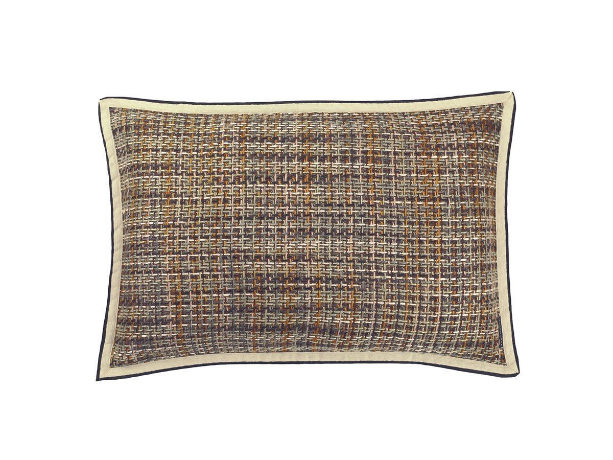 【カサマンス/CASAMANCE / GOODS】のBruyere Cushion / ブリュイエール クッション 60 × 40cm インテリア・キッズ・メンズ・レディースファッション・服の通販 founy(ファニー) 　送料無料　Free Shipping　クッション　Cushion　ツイード　Tweed　トリミング　Trimming　パイピング　Piping　フランス　France　リネン　Linen　リボン　Ribbon　ホーム・キャンプ・アウトドア・お取り寄せ　Home,Garden,Outdoor,Camping Gear　家具・インテリア　Furniture　その他 インテリア雑貨、家具　Furniture, Interior, Others　モルドール / ヴェール ドゥ グリ|ID: prp329100003453557 ipo3291000000025332750