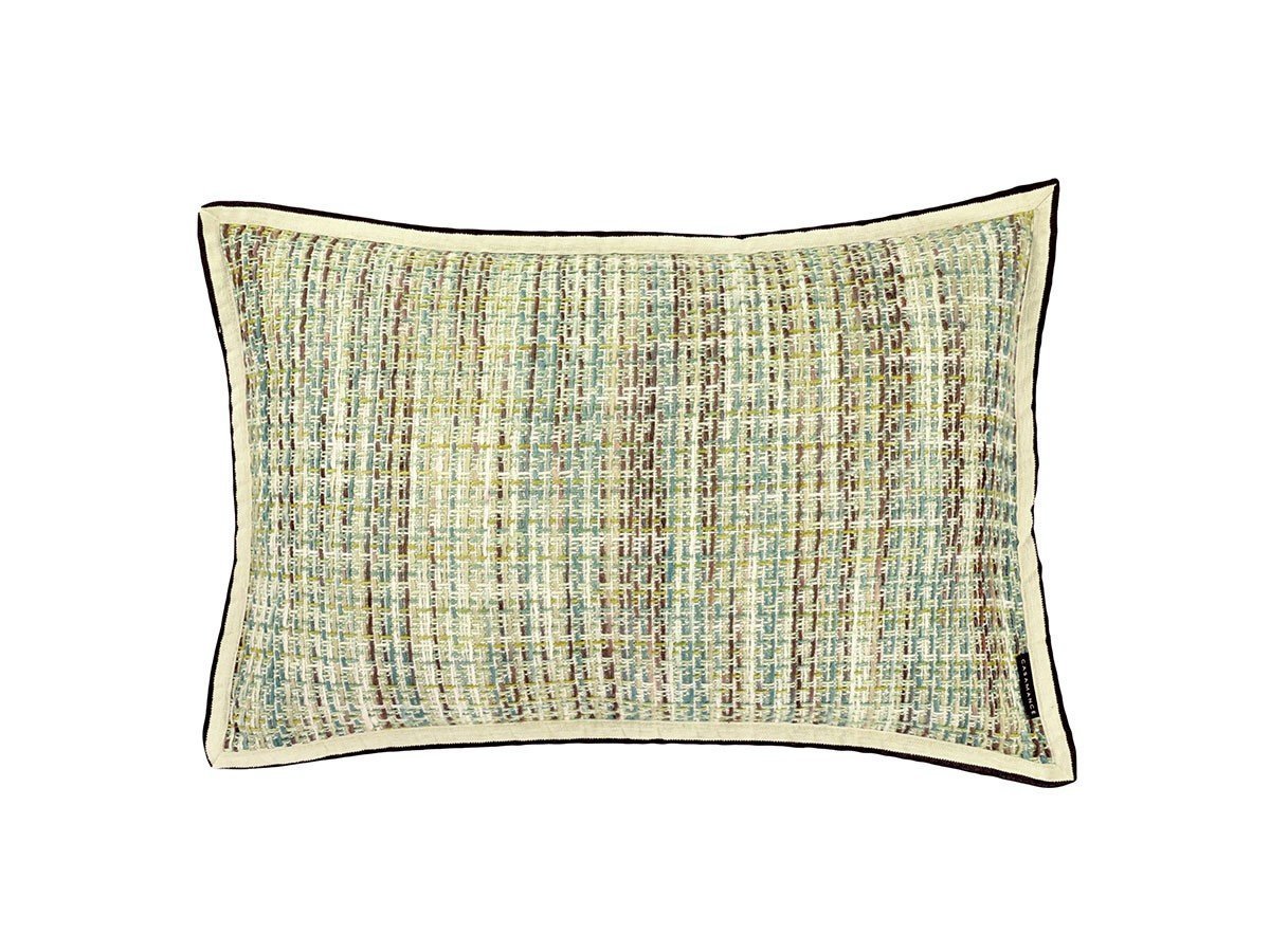 【カサマンス/CASAMANCE / GOODS】のBruyere Cushion / ブリュイエール クッション 60 × 40cm インテリア・キッズ・メンズ・レディースファッション・服の通販 founy(ファニー) 　送料無料　Free Shipping　クッション　Cushion, Throw Pillow　ツイード　Twill, Twill Weave　トリミング　Trimming, Decorative Edge　パイピング　Piping, Trim Design　フランス　France, French　リネン　Linen, Linen Fabric　リボン　Ribbon, Bow　ホーム・キャンプ・アウトドア・お取り寄せ　Home Living / Home & Lifestyle / Camping Gear / Outdoor Camping　家具・インテリア　Home Furniture & Interior. Stylish & Functional Living Spaces　その他 インテリア雑貨、家具　Home Decor & Furniture Extras　ヴェール ムルティコ|ID: prp329100003453557 ipo3291000000035324948