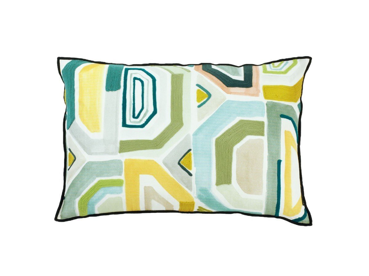 【カサマンス/CASAMANCE / GOODS】のMahlangu Cushion / マーラング クッション 60 × 40cm インテリア・キッズ・メンズ・レディースファッション・服の通販 founy(ファニー) 　送料無料　Free Shipping　クッション　Cushion, Throw Pillow　フランス　France, French　プリント　Print, Printed Pattern　リネン　Linen, Linen Fabric　ホーム・キャンプ・アウトドア・お取り寄せ　Home Living / Home & Lifestyle / Camping Gear / Outdoor Camping　家具・インテリア　Home Furniture & Interior. Stylish & Functional Living Spaces　その他 インテリア雑貨、家具　Home Decor & Furniture Extras　セラドン / ムタード|ID: prp329100003453559 ipo3291000000035327816