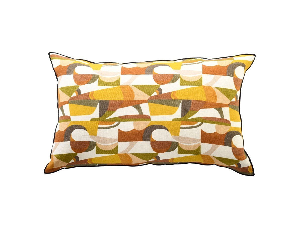 【カサマンス/CASAMANCE / GOODS】のFascination Lin Cushion / ファシナシオン リネン クッション 50 × 30cm インテリア・キッズ・メンズ・レディースファッション・服の通販 founy(ファニー) 　送料無料　Free Shipping　クッション　Cushion　パイピング　Piping　パターン　Pattern　フランス　France　プリント　Print　リネン　Linen　リボン　Ribbon　ホーム・キャンプ・アウトドア・お取り寄せ　Home,Garden,Outdoor,Camping Gear　家具・インテリア　Furniture　その他 インテリア雑貨、家具　Furniture, Interior, Others　オリーブ / ミモザ|ID: prp329100003453564 ipo3291000000022868060