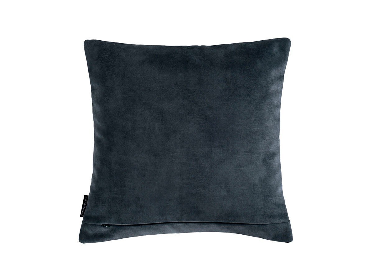 【カサマンス/CASAMANCE / GOODS】のOca Cushion / オカ クッション 45 × 45cm インテリア・キッズ・メンズ・レディースファッション・服の通販 founy(ファニー) 　送料無料　Free Shipping　クッション　Cushion, Throw Pillow　ストライプ　Stripe, Striped Pattern　トリミング　Trimming, Decorative Edge　フランス　France, French　ベルベット　Velvet, Velvety　モチーフ　Motif, Design Theme　リボン　Ribbon, Bow　ホーム・キャンプ・アウトドア・お取り寄せ　Home Living / Home & Lifestyle / Camping Gear / Outdoor Camping　家具・インテリア　Home Furniture & Interior. Stylish & Functional Living Spaces　その他 インテリア雑貨、家具　Home Decor & Furniture Extras　セラドン(裏面)|ID: prp329100003453574 ipo3291000000035324996