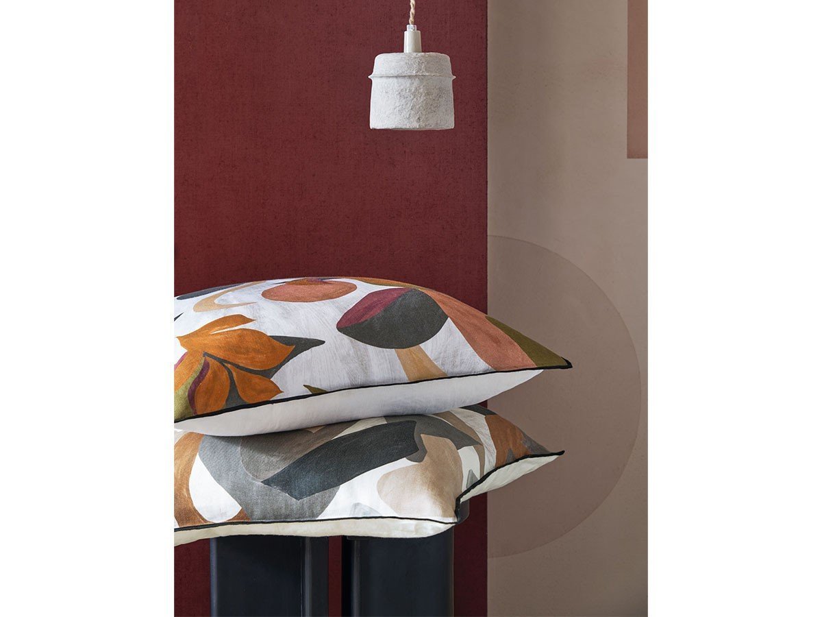 【カサマンス/CASAMANCE / GOODS】のAir de Fete Cushion / エア ド フェット クッション 65 × 65cm 人気、トレンドファッション・服の通販 founy(ファニー) 　送料無料　Free Shipping　クッション　Cushion, Throw Pillow　コレクション　Collection, Seasonal Line　サテン　Satin, Glossy Fabric　トリミング　Trimming, Decorative Edge　フランス　France, French　プリント　Print, Printed Pattern　モチーフ　Motif, Design Theme　リネン　Linen, Linen Fabric　ホーム・キャンプ・アウトドア・お取り寄せ　Home Living / Home & Lifestyle / Camping Gear / Outdoor Camping　家具・インテリア　Home Furniture & Interior. Stylish & Functional Living Spaces　その他 インテリア雑貨、家具　Home Decor & Furniture Extras　other-3|ID: prp329100003453577 ipo3291000000031488819