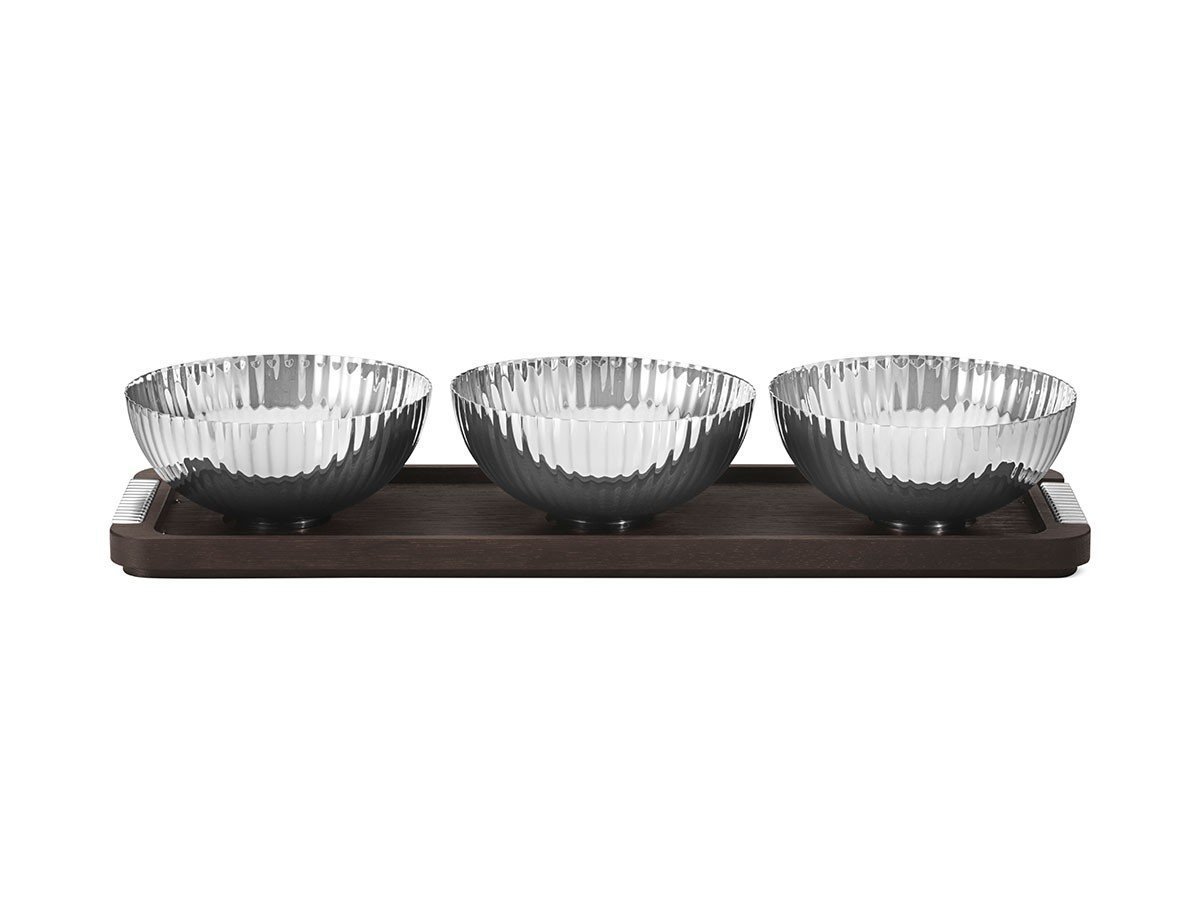【ジョージ ジェンセン/GEORG JENSEN / GOODS】のBERNADOTTE TRAY WITH BOWLS / ベルナドッテ ボウル付きトレイ ボウル3ピースセット 人気、トレンドファッション・服の通販 founy(ファニー) 　送料無料　Free Shipping　テーブル　Table, Dining Table　other-2|ID: prp329100003466186 ipo3291000000031488462