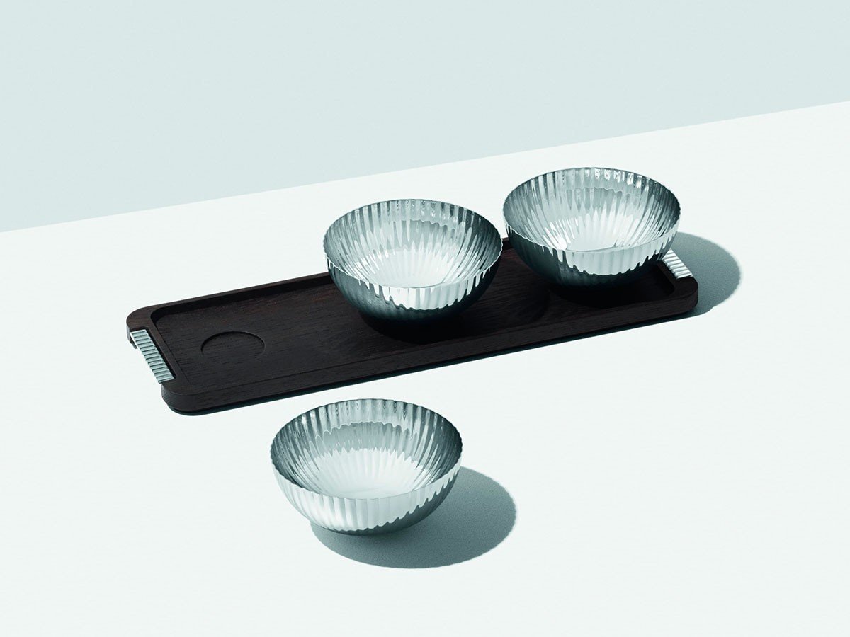 【ジョージ ジェンセン/GEORG JENSEN / GOODS】のBERNADOTTE TRAY WITH BOWLS / ベルナドッテ ボウル付きトレイ ボウル3ピースセット 人気、トレンドファッション・服の通販 founy(ファニー) 　送料無料　Free Shipping　テーブル　Table, Dining Table　other-3|ID: prp329100003466186 ipo3291000000031488463