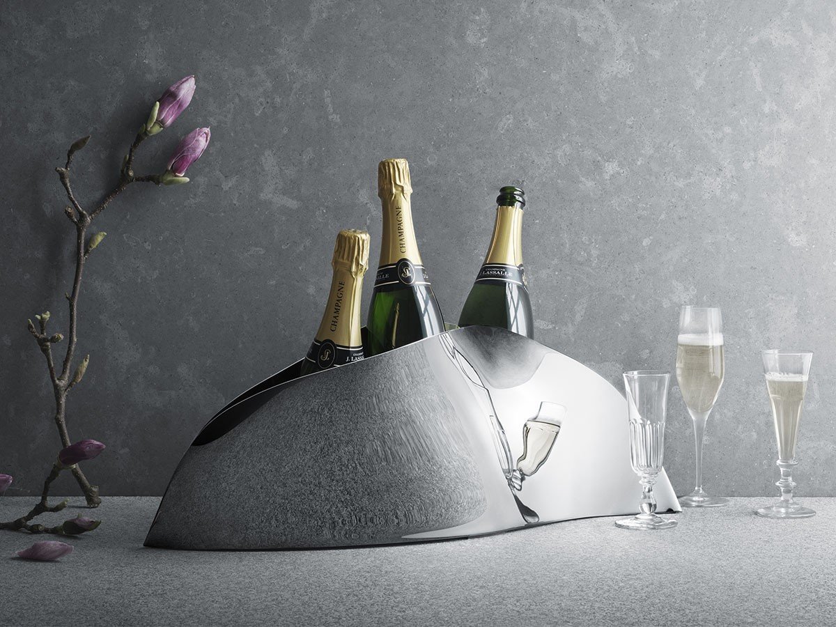 【ジョージ ジェンセン/GEORG JENSEN / GOODS】のINDULGENCE GRAND CHAMPAGNE COOLER / インダルジェンス グランド シャンパンクーラー 人気、トレンドファッション・服の通販 founy(ファニー) 　送料無料　Free Shipping　テーブル　Table　フォルム　Form　 other-1|ID: prp329100003466199 ipo3291000000022936923