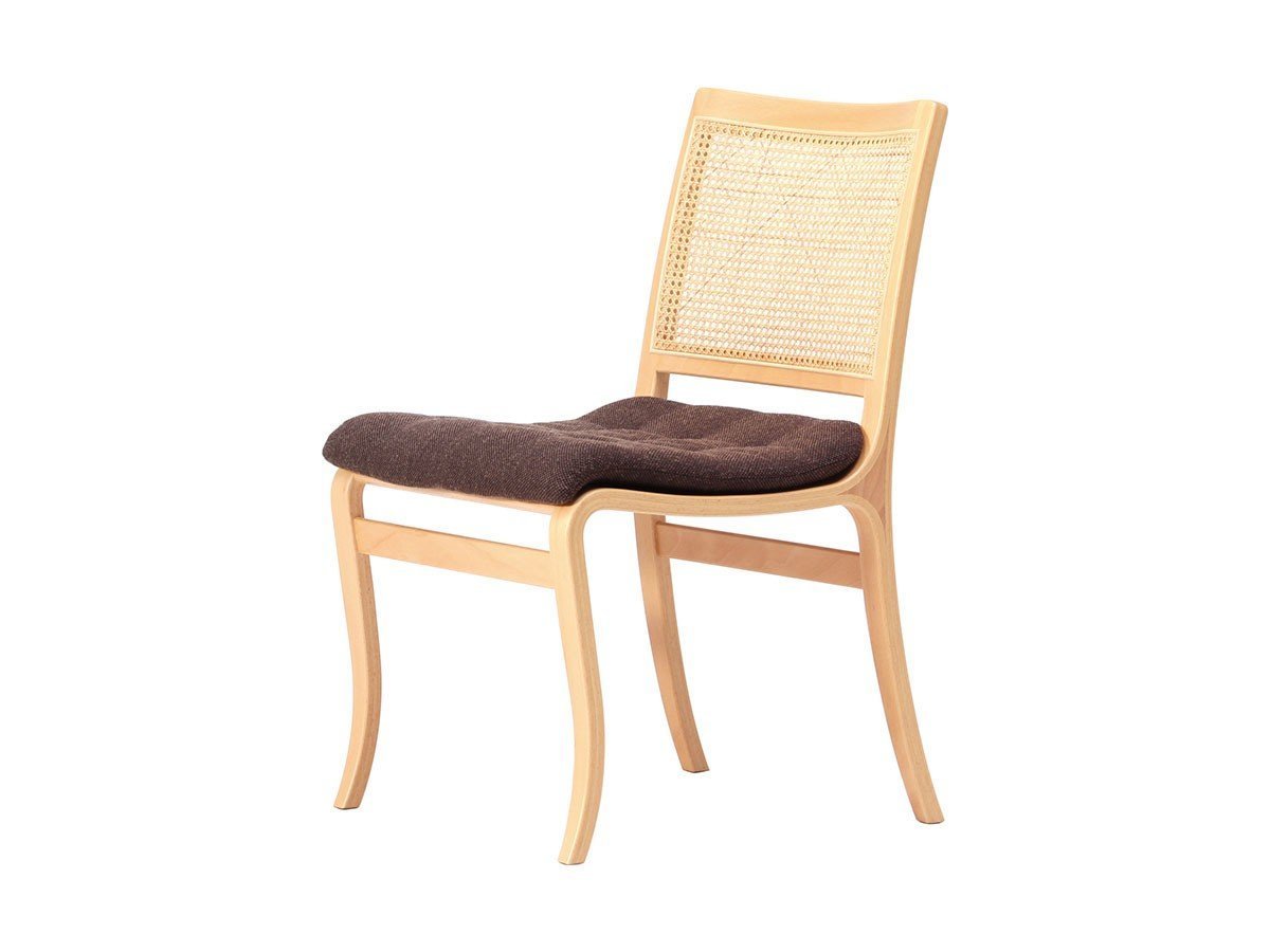 【天童木工/Tendo Mokko / GOODS】のMathsson Chair / マットソン チェア インテリア・キッズ・メンズ・レディースファッション・服の通販 founy(ファニー) 　送料無料　Free Shipping　フレーム　Frame, Outline　ラタン　Rattan, Woven Rattan　ホーム・キャンプ・アウトドア・お取り寄せ　Home Living / Home & Lifestyle / Camping Gear / Outdoor Camping　家具・インテリア　Home Furniture & Interior. Stylish & Functional Living Spaces　チェア・椅子　Seating & Chairs　ダイニングチェア・木製チェア　Dining Chairs　張地:エヌシー B0188 チャコールブラウン(グレードB)|ID: prp329100003498884 ipo3291000000034664729