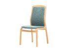 【天童木工/Tendo Mokko / GOODS】のDining Chair / ダイニングチェア T-5331WB 張地:マイカG B0642 ターコイズ(グレードB)、フレームナチュラル|ID:prp329100003498887