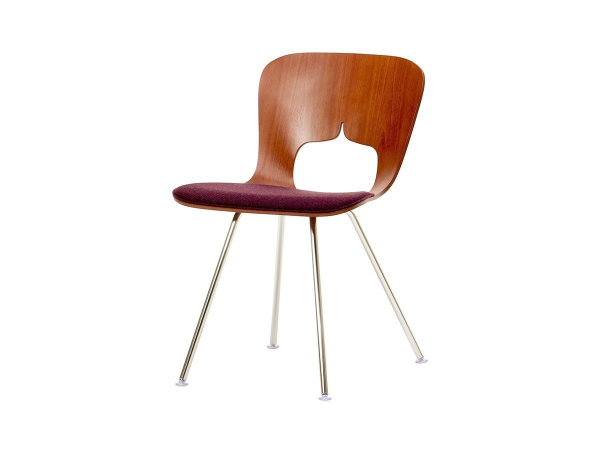 【天童木工/Tendo Mokko / GOODS】のDining Chair / ダイニングチェア T-3036SP-ST インテリア・キッズ・メンズ・レディースファッション・服の通販 founy(ファニー) 　送料無料　Free Shipping　コンパクト　Compact　フィット　Fit　フォルム　Form　ホーム・キャンプ・アウトドア・お取り寄せ　Home,Garden,Outdoor,Camping Gear　家具・インテリア　Furniture　チェア・椅子　Chair　ダイニングチェア　Dining Chair　張地:エヌシー B0165 パープル(グレードB)|ID: prp329100003498888 ipo3291000000025326115