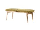 【天童木工/Tendo Mokko / GOODS】のDAN Bench / ダン ベンチ 張地:カッセル C0535 イエロー(グレードC)、フレームホワイトビーチ / ナチュラル色|ID: prp329100003498894 ipo3291000000035165703