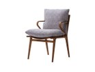 【天童木工/Tendo Mokko / GOODS】のDAN Arm Chair / ダン アームチェア 張地:カッセル C0593 ライトグレー(グレードC)、フレームブラウンウォールナット|ID:prp329100003498895