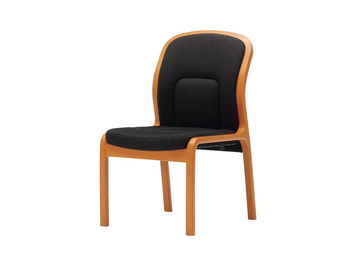 【天童木工/Tendo Mokko / GOODS】のCentro Dining Chair / チェントロ ダイニングチェア インテリア・キッズ・メンズ・レディースファッション・服の通販 founy(ファニー) 　送料無料　Free Shipping　おすすめ　Recommend　スタンダード　Standard　チェリー　Cherry　フレーム　Flame　モダン　Modern　ラウンド　Round　ホーム・キャンプ・アウトドア・お取り寄せ　Home,Garden,Outdoor,Camping Gear　家具・インテリア　Furniture　チェア・椅子　Chair　ダイニングチェア　Dining Chair　張地:ニューシャモア B0299 ブラック(グレードB)、フレームナラ / チェリー色|ID: prp329100003498901 ipo3291000000025326356