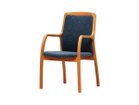 【天童木工/Tendo Mokko / GOODS】のArm Chair / アームチェア T-5333WB 張地:マイカG B0659 ダークネイビー(グレードB)、フレームチェリー|ID:prp329100003498906