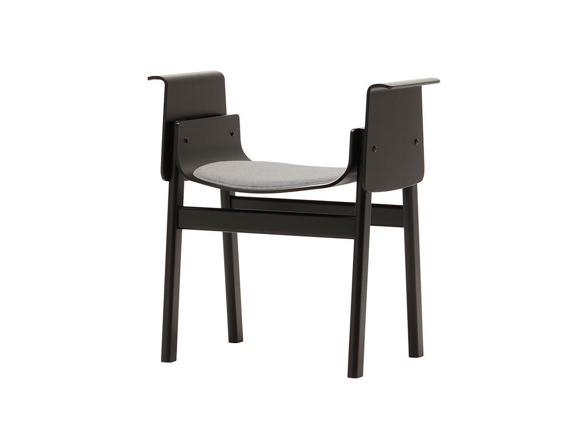 【天童木工/Tendo Mokko / GOODS】のSAND Backless Chair / サンド バックレスチェア 張座 インテリア・キッズ・メンズ・レディースファッション・服の通販 founy(ファニー) 　送料無料　Free Shipping　シンプル　Simple, Minimal　エレガント 上品　Elegant　ホーム・キャンプ・アウトドア・お取り寄せ　Home Living / Home & Lifestyle / Camping Gear / Outdoor Camping　家具・インテリア　Home Furniture & Interior. Stylish & Functional Living Spaces　チェア・椅子　Seating & Chairs　ダイニングチェア・木製チェア　Dining Chairs　張地:アトラス C0793 ライトグレー(グレードC)、フレームブラック|ID: prp329100003500759 ipo3291000000035988908