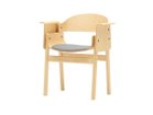 【天童木工/Tendo Mokko / GOODS】のSAND Arm Chair / サンド アームチェア 張座 張地:アトラス C0793 ライトグレー(グレードC)、フレームナチュラル|ID:prp329100003500761