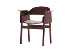 【天童木工/Tendo Mokko / GOODS】のSAND Arm Chair / サンド アームチェア 張座 張地:アトラス C0793 ライトグレー(グレードC)、フレームワインレッド|ID:prp329100003500761