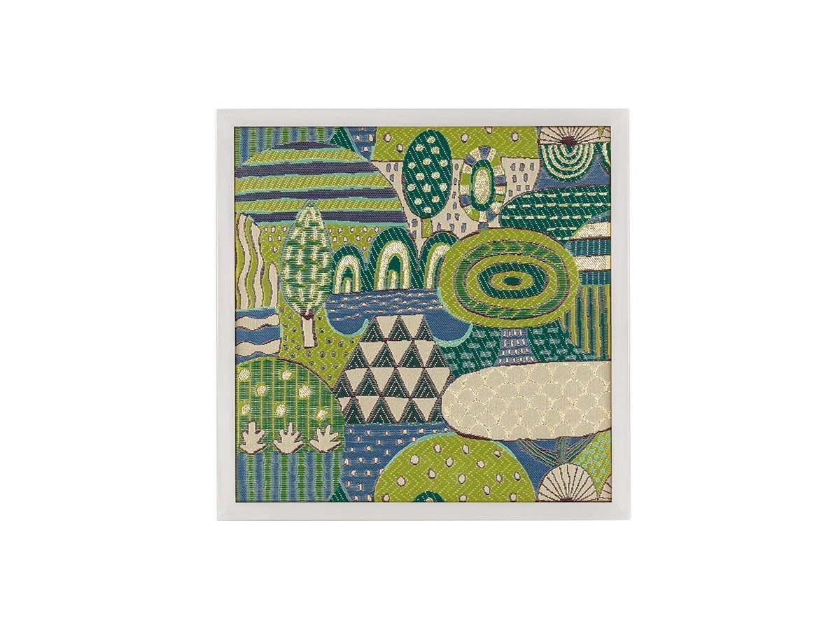 【フジエテキスタイル/FUJIE TEXTILE / GOODS】のTextile Art Collection 光る山 / テキスタイル アート コレクション 光る山 25 × 25cm インテリア・キッズ・メンズ・レディースファッション・服の通販 founy(ファニー) 　春　Spring　秋　Autumn/Fall　コレクション　Collection　フレーム　Flame　モチーフ　Motif　送料無料　Free Shipping　夏　Summer　パターン:カスミノヤマ、フレームホワイト|ID: prp329100003507872 ipo3291000000030212218