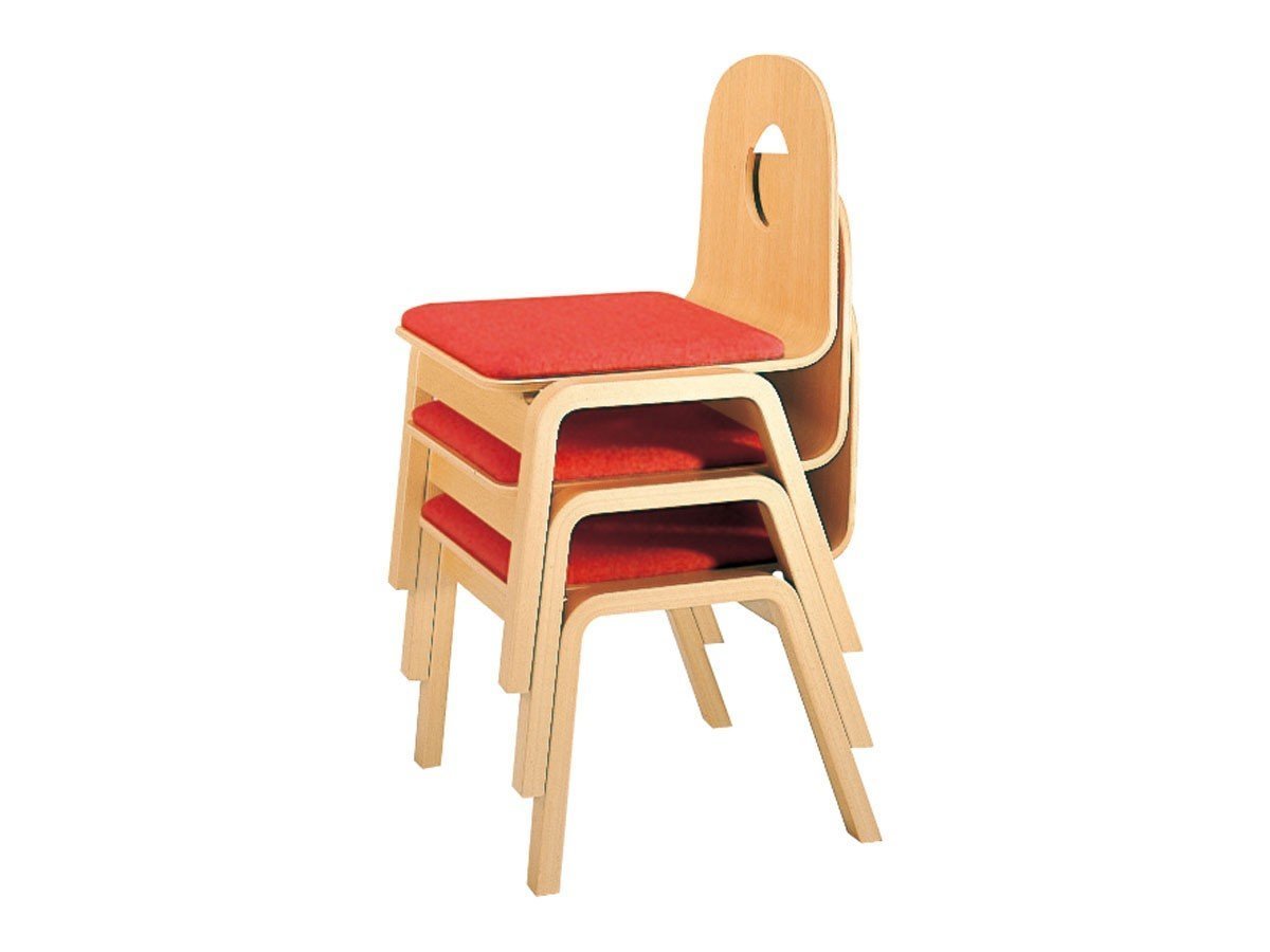 【天童木工/Tendo Mokko / GOODS】のKids Chair / キッズチェア T-3118WB-NT インテリア・キッズ・メンズ・レディースファッション・服の通販 founy(ファニー) 　送料無料　Free Shipping　おすすめ　Recommend　シンプル　Simple　ベビー　Baby　ホーム・キャンプ・アウトドア・お取り寄せ　Home,Garden,Outdoor,Camping Gear　家具・インテリア　Furniture　キッズ家具　Kids' Furniture　キッズチェア・ベビーチェア　Kids Chair/Baby Chair　4脚までスタッキング(重ね置き)が可能です。|ID: prp329100003536957 ipo3291000000025320157