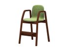 【天童木工/Tendo Mokko / GOODS】のKids Chair / キッズチェア T-5268WB 張地:マイカG B0644 ライム(グレードB)、フレームブラウンウォールナット|ID:prp329100003536959