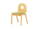 【天童木工/Tendo Mokko / GOODS】のKids Chair / キッズチェア T-3119WB-NT 張地:アネルカ A0445 グリーン(グレードA)|ID:prp329100003536961