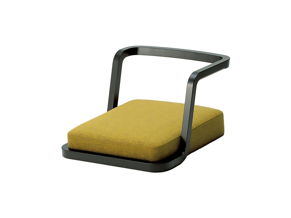 【天童木工/Tendo Mokko / GOODS】のKan 座イス / カン 座イス インテリア・キッズ・メンズ・レディースファッション・服の通販 founy(ファニー) 　送料無料　Free Shipping　クッション　Cushion, Throw Pillow　フレーム　Frame, Outline　モダン　Modern, Contemporary　ホーム・キャンプ・アウトドア・お取り寄せ　Home Living / Home & Lifestyle / Camping Gear / Outdoor Camping　家具・インテリア　Home Furniture & Interior. Stylish & Functional Living Spaces　チェア・椅子　Seating & Chairs　ローチェア・和風座椅子　Floor & Low Chairs　張地:アメリ A0244 ライム(グレードA)、フレームブラック|ID: prp329100003536972 ipo3291000000034807603