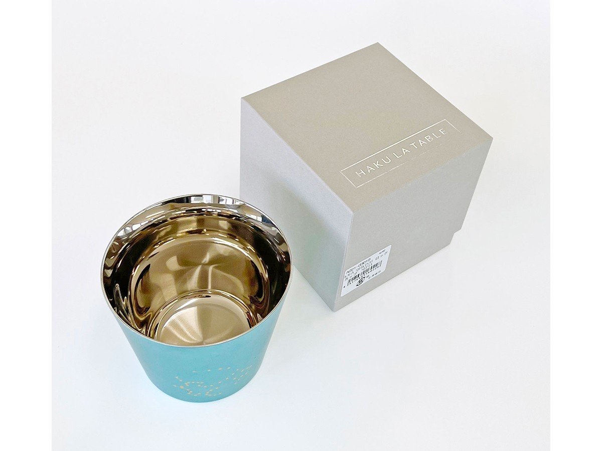 【箔一/HAKUICHI / GOODS】のHAKU LA TABLE KAGA SHIKISAI ロックカップ / ハクラターブル 加賀四季彩 ロックカップ(ディープブルー) インテリア・キッズ・メンズ・レディースファッション・服の通販 founy(ファニー) 　グラス　Glass, Eyewear　シンプル　Simple, Minimal　タンブラー　Tumbler, Travel Mug　テーブル　Table, Dining Table　モダン　Modern, Contemporary　送料無料　Free Shipping　エレガント 上品　Elegant　参考イメージ|ID: prp329100003549548 ipo3291000000035325454