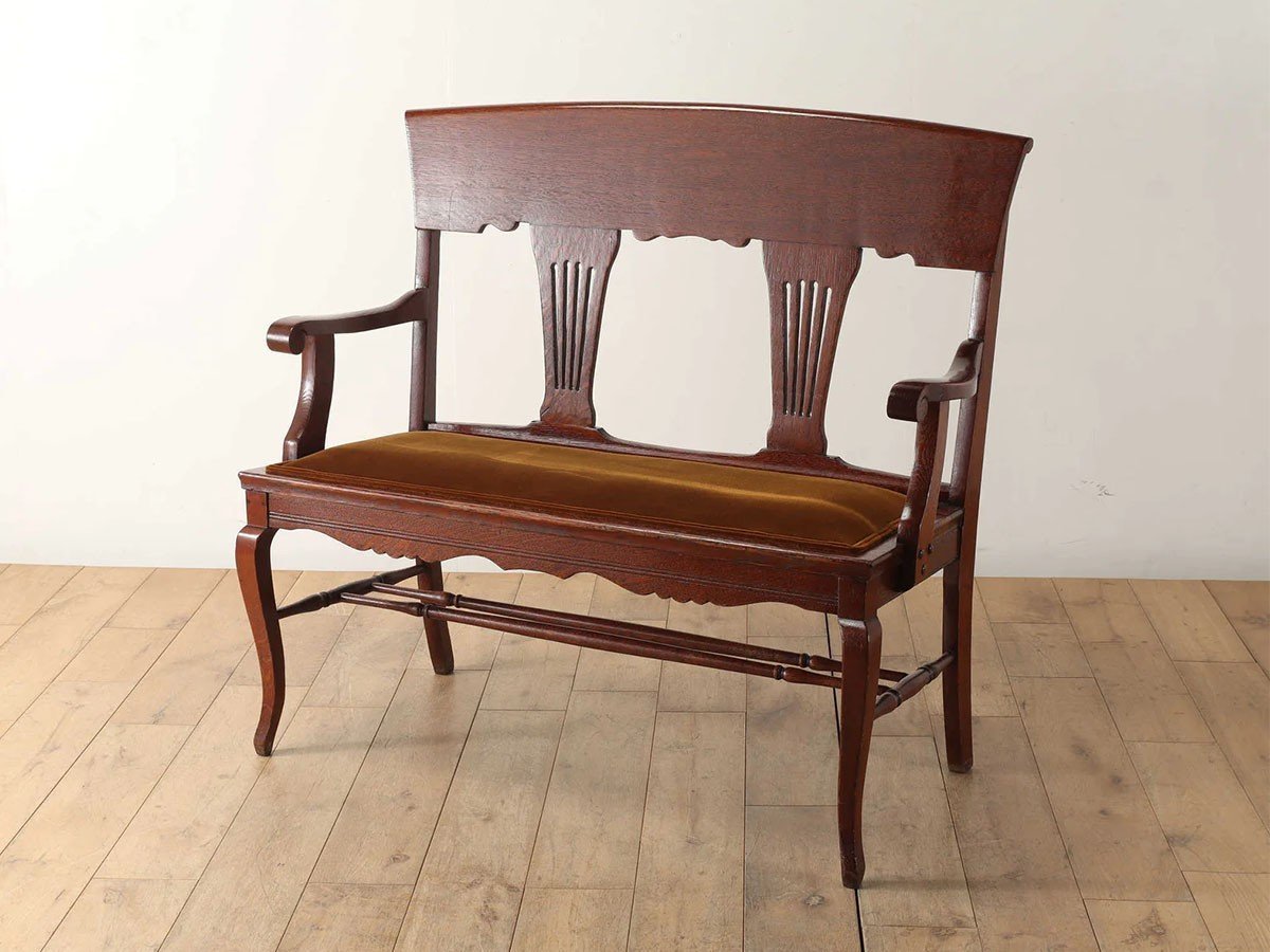 【ロイズ アンティークス/Lloyd's Antiques / GOODS】のReal Antique Edwardian Settee / 英国アンティーク家具 エドウォーディアン セティ インテリア・キッズ・メンズ・レディースファッション・服の通販 founy(ファニー) 　アンティーク　Antique-Inspired　フランス　France, French　軽量　Lightweight, Ultra Light　ホーム・キャンプ・アウトドア・お取り寄せ　Home Living / Home & Lifestyle / Camping Gear / Outdoor Camping　家具・インテリア　Home Furniture & Interior. Stylish & Functional Living Spaces　チェア・椅子　Seating & Chairs　ダイニングベンチ・玄関ベンチ　Bench & Dining Benches　-|ID: prp329100003583344 ipo3291000000034047504