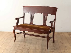 【ロイズ アンティークス/Lloyd's Antiques / GOODS】のReal Antique Edwardian Settee / 英国アンティーク家具 エドウォーディアン セティ 人気、トレンドファッション・服の通販 founy(ファニー) アンティーク Antique-Inspired フランス France, French 軽量 Lightweight, Ultra Light ホーム・キャンプ・アウトドア・お取り寄せ Home Living / Home & Lifestyle / Camping Gear / Outdoor Camping 家具・インテリア Home Furniture & Interior. Stylish & Functional Living Spaces チェア・椅子 Seating & Chairs ダイニングベンチ・玄関ベンチ Bench & Dining Benches |ID:prp329100003583344