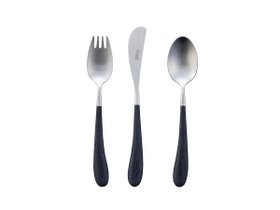 【クチポール/Cutipol / GOODS】のALICE 3 Peices Set / アリス 3本セット(ブラック × シルバー) 人気、トレンドファッション・服の通販 founy(ファニー) シルバー Silver, Metallic Silver テーブル Table, Dining Table デザート Dessert, Sweet Treat |ID:prp329100003592344