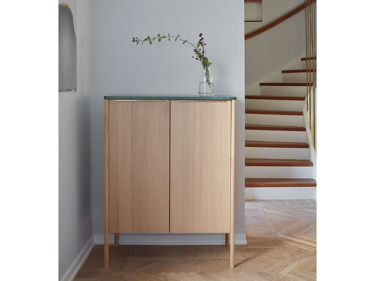【フリッツ ハンセン/FRITZ HANSEN / GOODS】のJut High Cabinet / ジュット ハイ キャビネット(大理石天板) 人気、トレンドファッション・服の通販 founy(ファニー) 　なめらか　Smooth　エレガント 上品　Elegant　オイル　Oil　モダン　Modern　ホーム・キャンプ・アウトドア・お取り寄せ　Home,Garden,Outdoor,Camping Gear　家具・インテリア　Furniture　収納家具・キャビネット　Storage Furniture　キャビネット　Cabinet　other-5|ID: prp329100003594793 ipo3291000000031486089