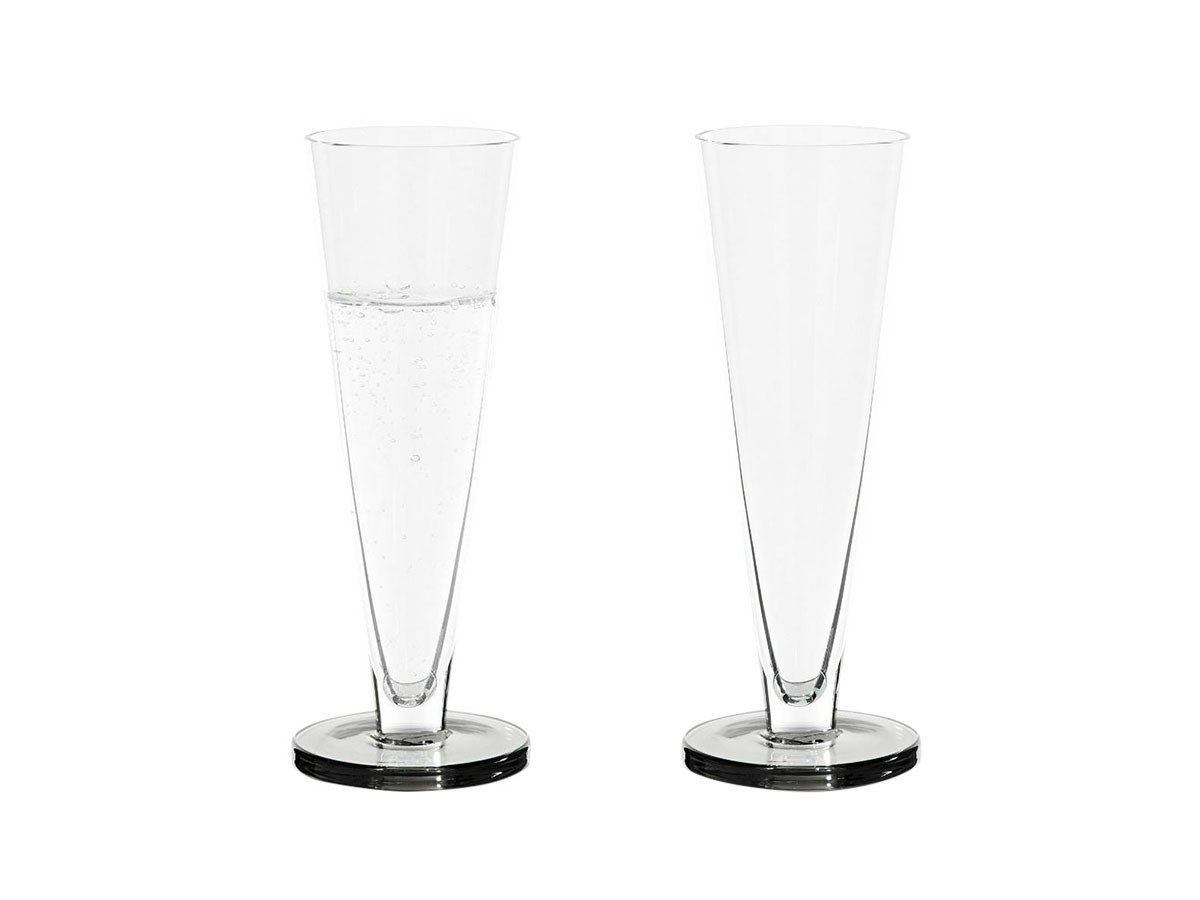 【トム ディクソン/Tom Dixon / GOODS】のPuck Flute Glass 2P / パック フルートグラス 2脚セット インテリア・キッズ・メンズ・レディースファッション・服の通販 founy(ファニー) 　送料無料　Free Shipping　ガラス　Glass　グラス　Glass　タンブラー　Tumbler　テーブル　Table　フォルム　Form　-|ID: prp329100003625518 ipo3291000000030191627