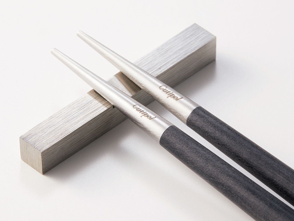 【クチポール/Cutipol / GOODS】のGOA Chopsticks / ゴア チョップスティック(ブラック × シルバー) 人気、トレンドファッション・服の通販 founy(ファニー) エレガント 上品 Elegant シルバー Silver, Metallic Silver シンプル Simple, Minimal テーブル Table, Dining Table フォルム Silhouette, Form other-4|ID: prp329100003628338 ipo3291000000031467875