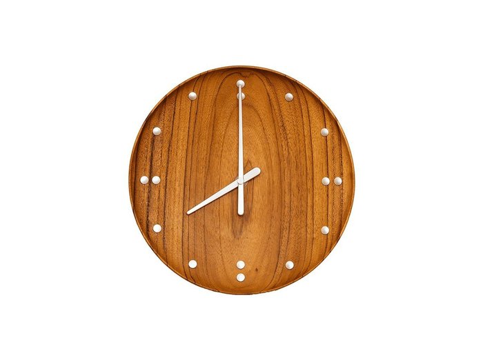 【フライミーアクセソワ/FLYMEe accessoire / GOODS】のFinn Juhl Teak Wall Clock / フィン・ユール チーク ウォールクロック 直径25cm インテリア・キッズ・メンズ・レディースファッション・服の通販 founy(ファニー) https://founy.com/ シンプル 時計 ニューヨーク 送料無料 Free Shipping ホーム・キャンプ・アウトドア・お取り寄せ Home,Garden,Outdoor,Camping Gear 家具・インテリア Furniture その他 インテリア雑貨、家具 Furniture, Interior, Others |ID: prp329100003638052 ipo3291000000023901645
