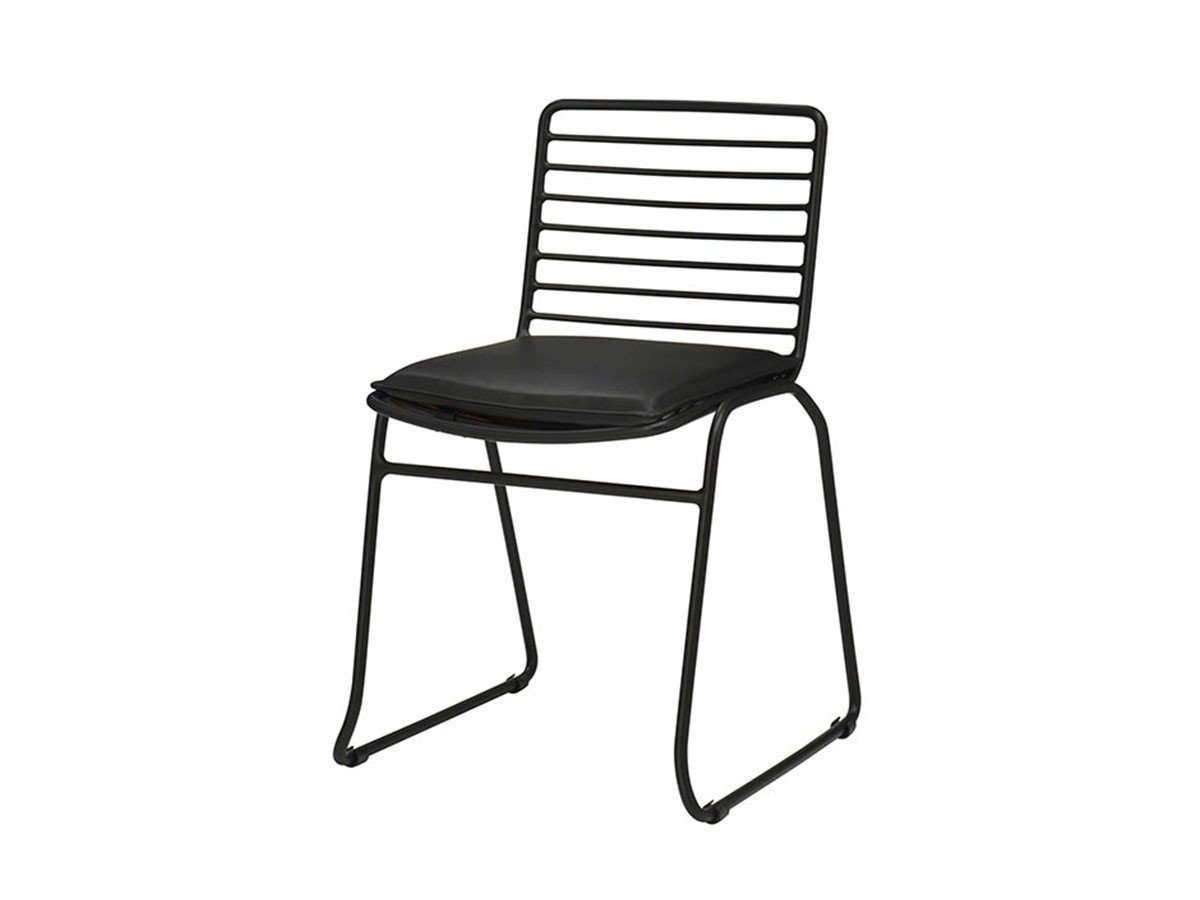 【フライミー ベーシック/FLYMEe BASIC / GOODS】のGARDEN CHAIR / ガーデンチェア #114897 インテリア・キッズ・メンズ・レディースファッション・服の通販 founy(ファニー) 　送料無料　Free Shipping　おすすめ　Recommend　ガーデン　Garden　クッション　Cushion　フレーム　Flame　ブラック|ID: prp329100003643320 ipo3291000000030187165