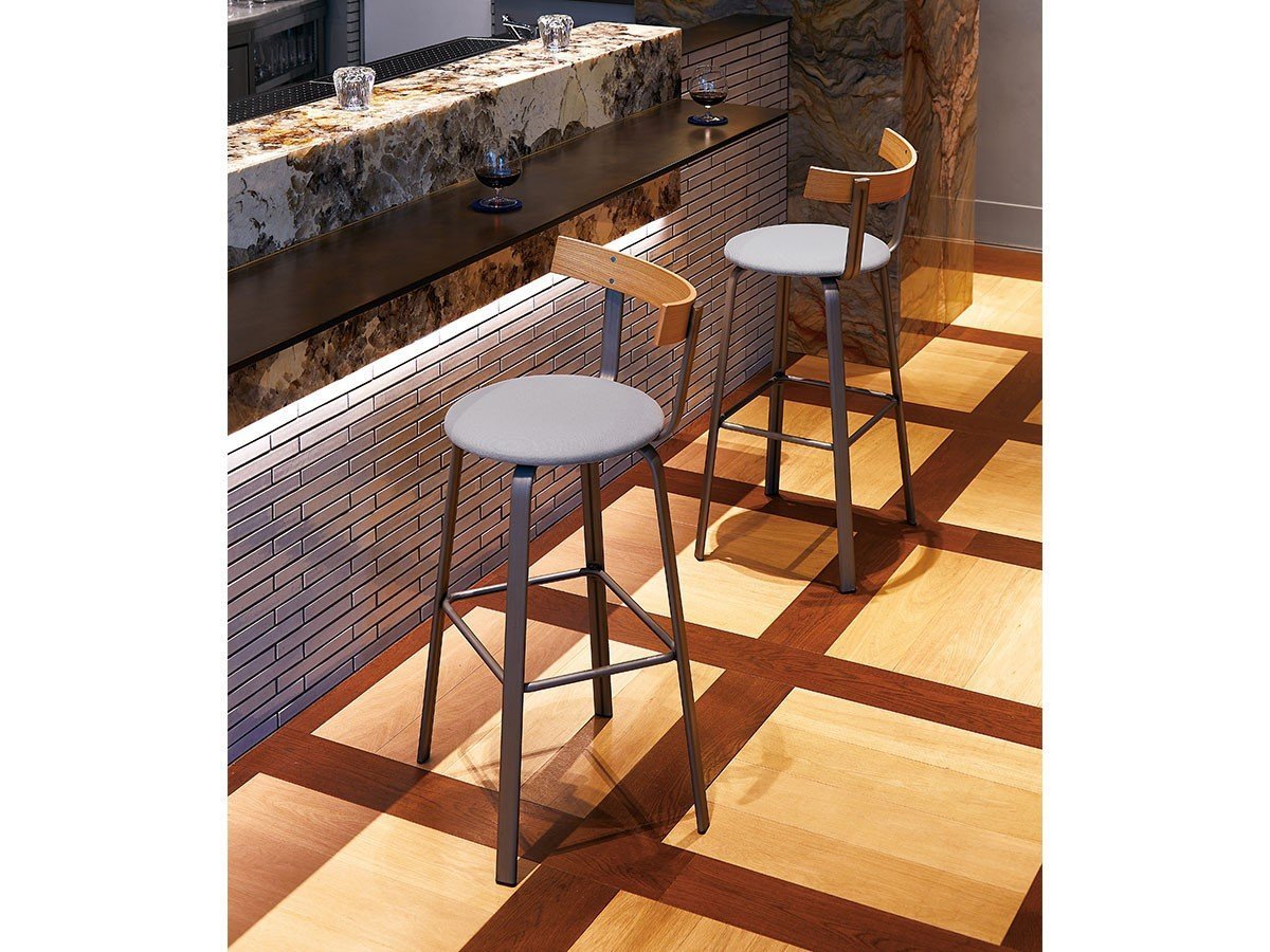【フライミー ヴェール/FLYMEe vert / GOODS】のCOUNTER CHAIR / カウンターチェア #114874 インテリア・キッズ・メンズ・レディースファッション・服の通販 founy(ファニー) 　送料無料　Free Shipping　おすすめ　Recommend　スリム　Slim　フレーム　Flame　モダン　Modern　ホーム・キャンプ・アウトドア・お取り寄せ　Home,Garden,Outdoor,Camping Gear　家具・インテリア　Furniture　チェア・椅子　Chair　カウンターチェア・ハイスツール　Counter Chair/High Stool　フレームグレー|ID: prp329100003643322 ipo3291000000030187237