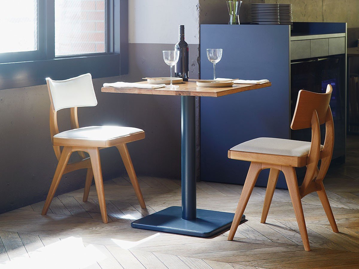 【フライミー ヴェール/FLYMEe vert / GOODS】のDINING CHAIR / ダイニングチェア #114802 インテリア・キッズ・メンズ・レディースファッション・服の通販 founy(ファニー) 　送料無料　Free Shipping　おすすめ　Recommend　コンパクト　Compact　フォルム　Form　ホーム・キャンプ・アウトドア・お取り寄せ　Home,Garden,Outdoor,Camping Gear　家具・インテリア　Furniture　チェア・椅子　Chair　ダイニングチェア　Dining Chair　左:本商品、右:同シリーズの「背板タイプ」|ID: prp329100003643360 ipo3291000000030187650