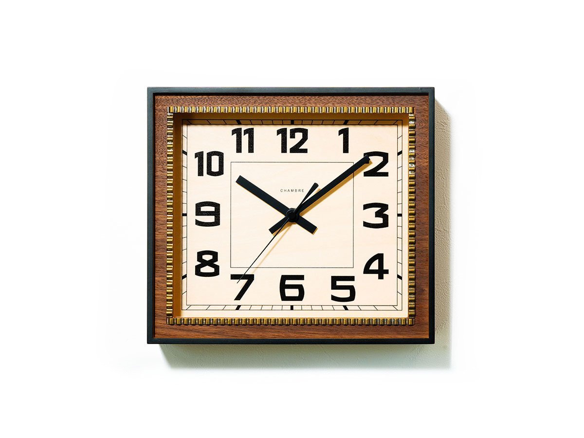 【フライミーパーラー/FLYMEe Parlor / GOODS】のWall Clock / ウォールクロック #115095 インテリア・キッズ・メンズ・レディースファッション・服の通販 founy(ファニー) 　送料無料　Free Shipping　モチーフ　Motif, Design Theme　時計　Watch, Wristwatch　ホーム・キャンプ・アウトドア・お取り寄せ　Home Living / Home & Lifestyle / Camping Gear / Outdoor Camping　家具・インテリア　Home Furniture & Interior. Stylish & Functional Living Spaces　その他 インテリア雑貨、家具　Home Decor & Furniture Extras　ウォルナット|ID: prp329100003664201 ipo3291000000030185594