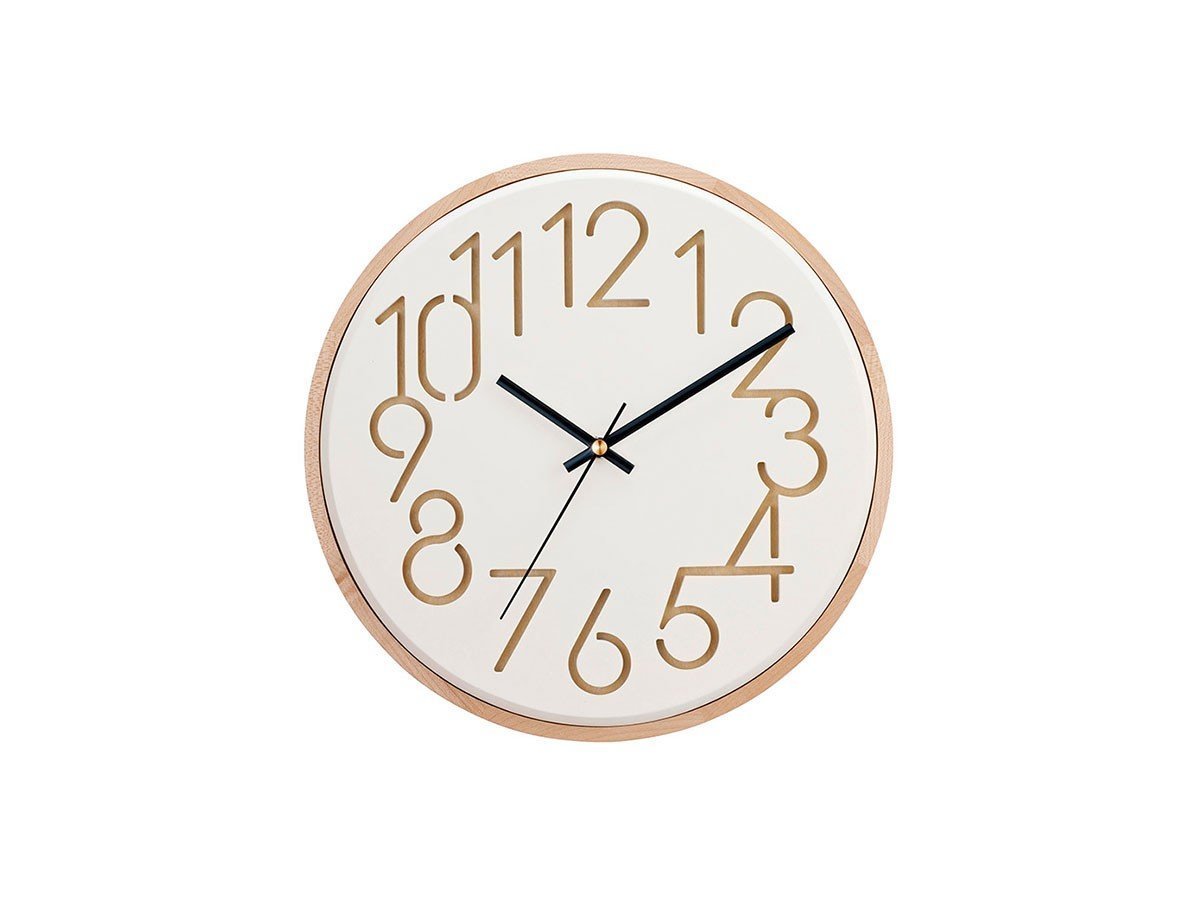【フライミーパーラー/FLYMEe Parlor / GOODS】のWall Clock / ウォールクロック #115015 インテリア・キッズ・メンズ・レディースファッション・服の通販 founy(ファニー) 　送料無料　Free Shipping　ウッド　Wooden Design　バランス　Balance, Style Balance　フレーム　Frame, Outline　時計　Watch, Wristwatch　ホーム・キャンプ・アウトドア・お取り寄せ　Home Living / Home & Lifestyle / Camping Gear / Outdoor Camping　家具・インテリア　Home Furniture & Interior. Stylish & Functional Living Spaces　その他 インテリア雑貨、家具　Home Decor & Furniture Extras　ホワイト|ID: prp329100003683083 ipo3291000000030184332