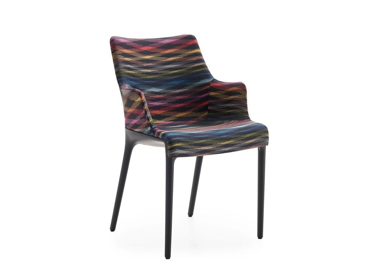 【カルテル/Kartell / GOODS】のELEGANZA NIA MISSONI / エレガンツァ ニア ミッソーニ インテリア・キッズ・メンズ・レディースファッション・服の通販 founy(ファニー) 　イタリア　Italy　カラフル　Colorful　シェイプ　Shape　ジャカード　Jacquard　なめらか　Smooth　パターン　Pattern　ファブリック　Fabric　フォルム　Form　ラウンド　Round　送料無料　Free Shipping　ホーム・キャンプ・アウトドア・お取り寄せ　Home,Garden,Outdoor,Camping Gear　家具・インテリア　Furniture　チェア・椅子　Chair　ダイニングチェア　Dining Chair　カラーブラック|ID: prp329100003706239 ipo3291000000025325502