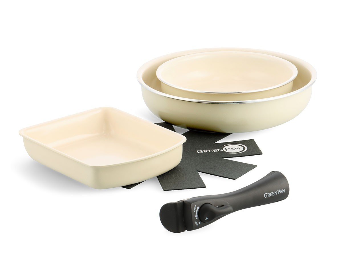 【グリーンパン/GREEN PAN / GOODS】のCLICK CHEF SET 5 / クリックシェフ 5点セット 人気、トレンドファッション・服の通販 founy(ファニー) 　コンパクト　Compact, Small Size　コーティング　Coating, Coated Finish　ダイヤモンド　Diamond, Brilliant Cut　フェルト　Felt, Felt Fabric　フレンチ　French, French Style　送料無料　Free Shipping　ホーム・キャンプ・アウトドア・お取り寄せ　Home Living / Home & Lifestyle / Camping Gear / Outdoor Camping　キッチン・ダイニング　Kitchen & Dining Essentials. Stylish & Functional Tableware　キッチン収納　Kitchen Storage　other-3|ID: prp329100003717094 ipo3291000000031484158
