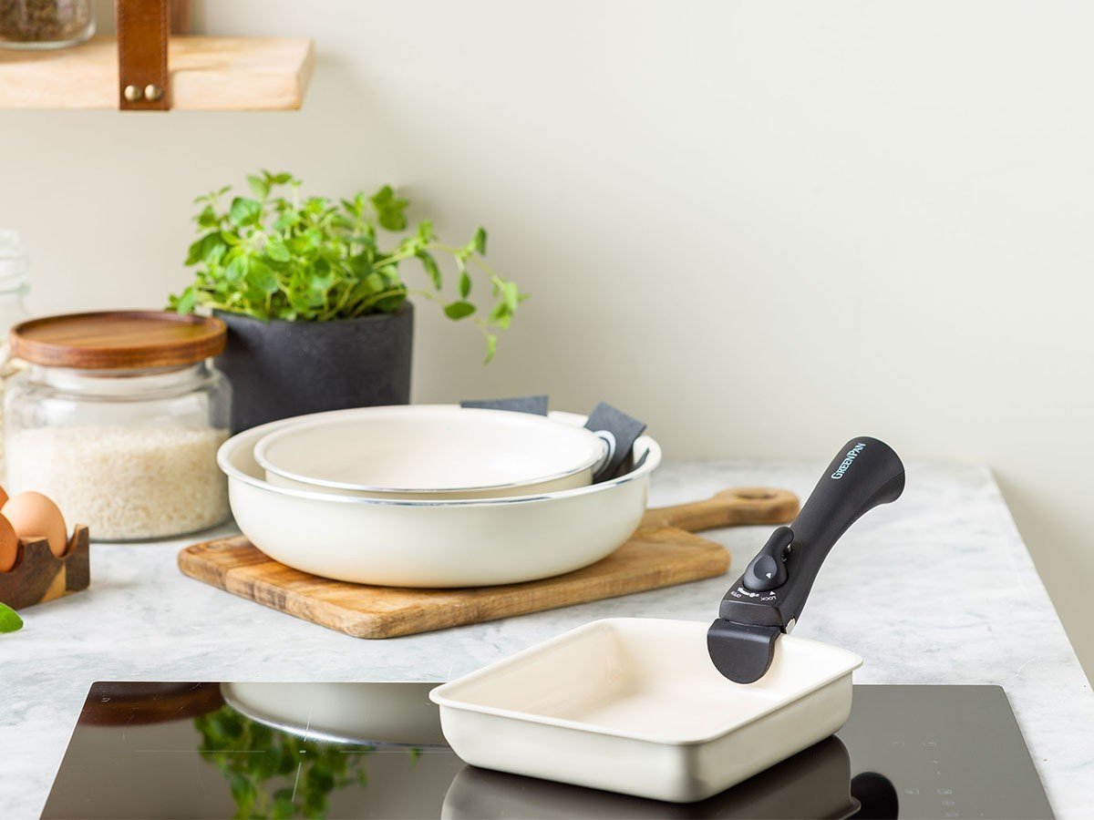 【グリーンパン/GREEN PAN / GOODS】のCLICK CHEF SET 5 / クリックシェフ 5点セット 人気、トレンドファッション・服の通販 founy(ファニー) 　コンパクト　Compact, Small Size　コーティング　Coating, Coated Finish　ダイヤモンド　Diamond, Brilliant Cut　フェルト　Felt, Felt Fabric　フレンチ　French, French Style　送料無料　Free Shipping　ホーム・キャンプ・アウトドア・お取り寄せ　Home Living / Home & Lifestyle / Camping Gear / Outdoor Camping　キッチン・ダイニング　Kitchen & Dining Essentials. Stylish & Functional Tableware　キッチン収納　Kitchen Storage　other-5|ID: prp329100003717094 ipo3291000000031484160
