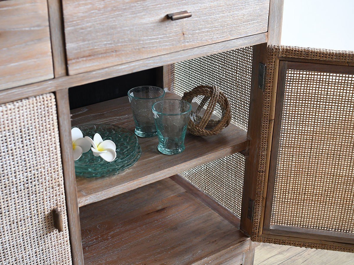 【カジャ/KAJA / GOODS】のLaMer Rattan Cabinet / ラメール ラタンキャビネット 幅95cm 人気、トレンドファッション・服の通販 founy(ファニー) 　スマート　Smart　ラタン　Rattan　ホーム・キャンプ・アウトドア・お取り寄せ　Home,Garden,Outdoor,Camping Gear　家具・インテリア　Furniture　収納家具・キャビネット　Storage Furniture　キャビネット　Cabinet　ホーム・キャンプ・アウトドア・お取り寄せ　Home,Garden,Outdoor,Camping Gear　家具・インテリア　Furniture　収納家具・キャビネット　Storage Furniture　サイドボード　Sideboard　other-6|ID: prp329100003720151 ipo3291000000031458601