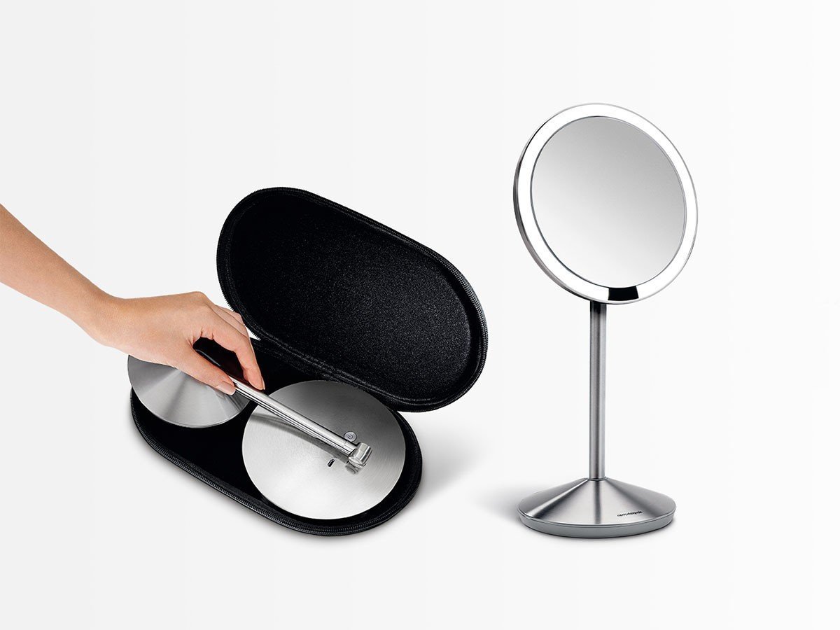 【シンプルヒューマン/SIMPLEHUMAN / GOODS】のSENSOR MIRROR MINI / センサーミラー ミニ 人気、トレンドファッション・服の通販 founy(ファニー) 　送料無料　Free Shipping　コンパクト　Compact, Small Size　トラベル　Travel, Travel Gear　フラット　Flat, Flat Shoes　旅行　Travel　ホーム・キャンプ・アウトドア・お取り寄せ　Home Living / Home & Lifestyle / Camping Gear / Outdoor Camping　家具・インテリア　Home Furniture & Interior. Stylish & Functional Living Spaces　ミラー・ドレッサー　Mirrors & Dressers　壁掛けミラー・全身鏡・スタンドミラー　Wall Mirror　ホーム・キャンプ・アウトドア・お取り寄せ　Home Living / Home & Lifestyle / Camping Gear / Outdoor Camping　家具・インテリア　Home Furniture & Interior. Stylish & Functional Living Spaces　ミラー・ドレッサー　Mirrors & Dressers　ドレッサー・ミラー付き化粧台　Vanity Table for Bedroom　other-4|ID: prp329100003721294 ipo3291000000031483864