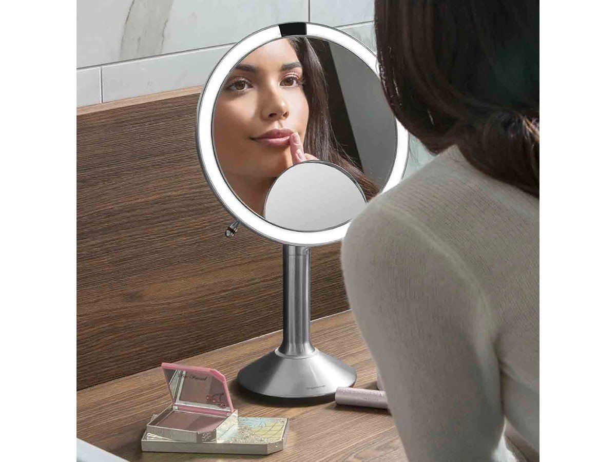 【シンプルヒューマン/SIMPLEHUMAN / GOODS】のSENSOR MIRROR TRIO / センサーミラー トリオ 人気、トレンドファッション・服の通販 founy(ファニー) 　ダウン　Down, Puffer　チェック　Check, Plaid, Tartan　パターン　Pattern, Design Print　フレーム　Frame, Outline　送料無料　Free Shipping　ホーム・キャンプ・アウトドア・お取り寄せ　Home Living / Home & Lifestyle / Camping Gear / Outdoor Camping　家具・インテリア　Home Furniture & Interior. Stylish & Functional Living Spaces　ミラー・ドレッサー　Mirrors & Dressers　壁掛けミラー・全身鏡・スタンドミラー　Wall Mirror　ホーム・キャンプ・アウトドア・お取り寄せ　Home Living / Home & Lifestyle / Camping Gear / Outdoor Camping　家具・インテリア　Home Furniture & Interior. Stylish & Functional Living Spaces　ミラー・ドレッサー　Mirrors & Dressers　ドレッサー・ミラー付き化粧台　Vanity Table for Bedroom　other-5|ID: prp329100003721296 ipo3291000000031483875