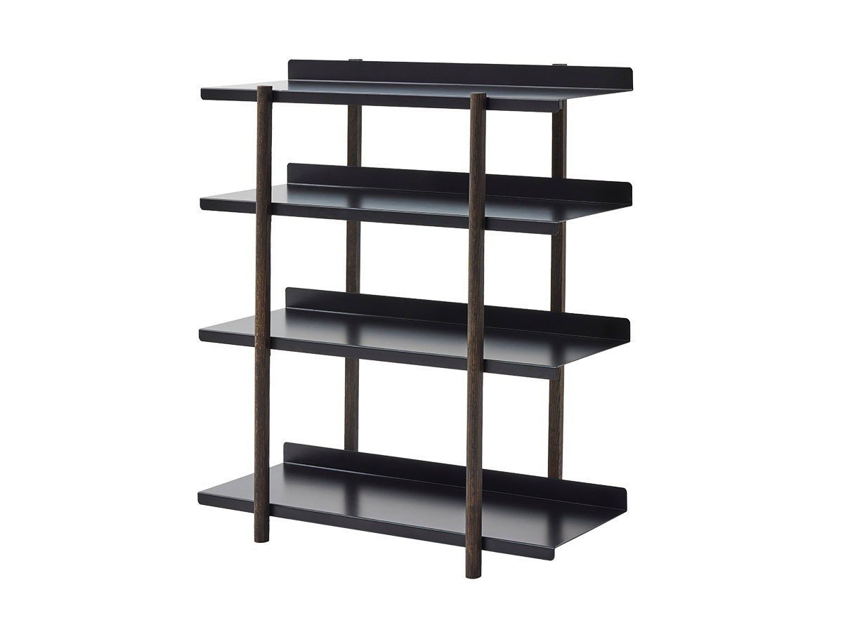 【デュエンデ/DUENDE / GOODS】のMarge shelf 4 OIL FINISH / マージシェルフ 4段 オイル仕上 インテリア・キッズ・メンズ・レディースファッション・服の通販 founy(ファニー) 　オイル　Body Oil　クール　Cool, Chic　バランス　Balance, Style Balance　送料無料　Free Shipping　ホーム・キャンプ・アウトドア・お取り寄せ　Home Living / Home & Lifestyle / Camping Gear / Outdoor Camping　家具・インテリア　Home Furniture & Interior. Stylish & Functional Living Spaces　収納家具・キャビネット　Storage Furniture　シェルフ・オープンラック・収納棚　Open Shelf Rack　BK(ブラック)|ID: prp329100003725050 ipo3291000000031824608